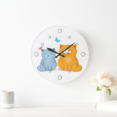 De Klok van de Muur van twee Katten (Huis)