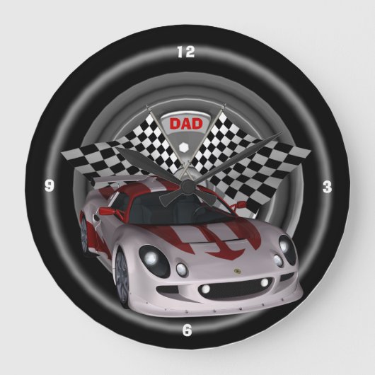 De Klok van de papa # van de muur (Voorkant)