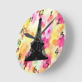 De Klok van de Toren van Eiffel (Hoek)