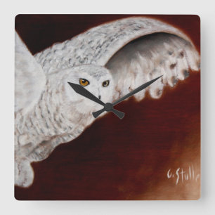 De Klok van de Uil van de sneeuw