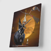 De klok van de Witching Uour muur (Hoek)