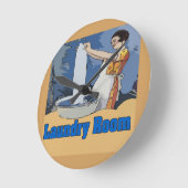 De Klok van de Zaal van de wasserij (Hoek)