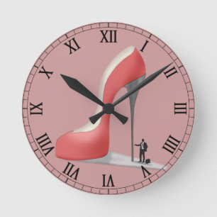 De Klok van het kantoor - Reuze Rode Stiletto