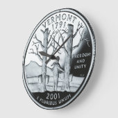 De Klok van het Kwart van de Staat van Vermont (Hoek)