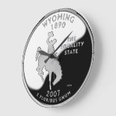 De Klok van het Kwart van de Staat van Wyoming (Hoek)