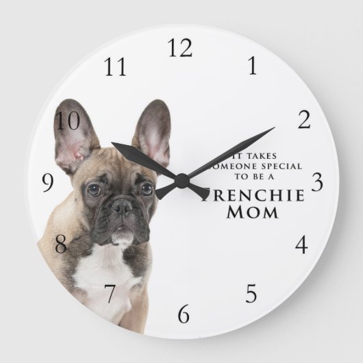 De Klok van het Mamma van Frenchie (Voorkant)