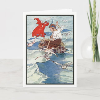 De Klok van Peter Pan en van de Blikslager door Feestdagen Kaart