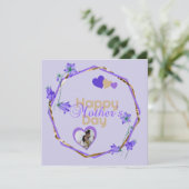 De klokjesbloemen - Aanpasbare Moederdagkaart Kaart (Staand voorkant)