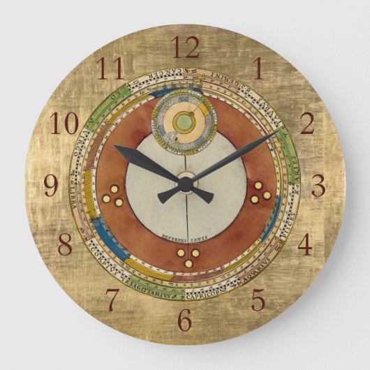 De klokkast voor kwik kosmos grote klok (Voorkant)