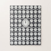 De klokken van de wereld legpuzzel (Verticaal)