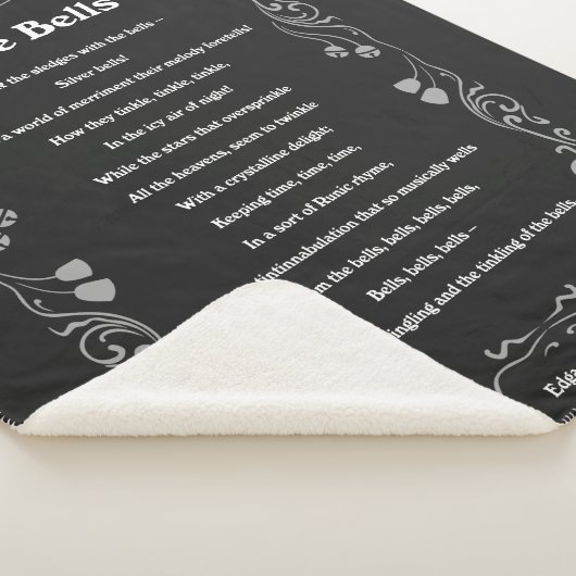 De klokken van Edgar Allan Poe Sherpa Deken (3/4)