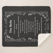 De klokken van Edgar Allan Poe Sherpa Deken (Voorkant (horizontaal))