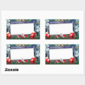 De klokken zullen luiden rechthoekige sticker (Vel)