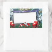 De klokken zullen luiden rechthoekige sticker (Tas)