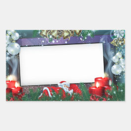 De klokken zullen luiden rechthoekige sticker