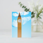 De klokkentoren & Big Ben Briefkaart (Staand voorkant)