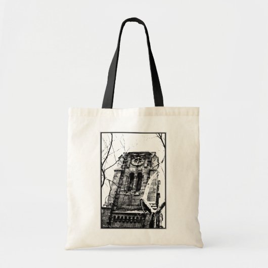 'De klokkentoren' Budget canvas tas (Voorkant)