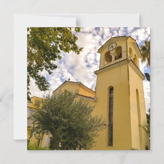De klokkentoren magnetische uitnodiging (Voorkant)