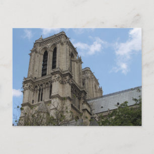 De klokkentoren van de kathedraal van Notre Dame,  Briefkaart