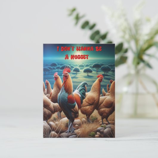 De Klokkerende Commune in de Wei Briefkaart (Staand voorkant)