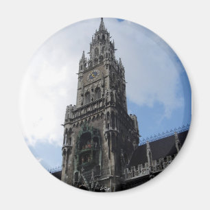 De Klokketoren Marienplatz van München Magneet