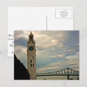 De Klokketoren van Montreal Briefkaart (Voorkant / Achterkant)