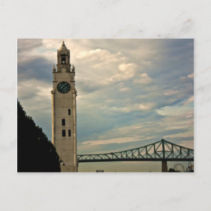 De Klokketoren van Montreal Briefkaart