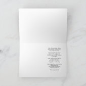 De klokrots van het kenwijsje feestdagen kaart (Binnen)