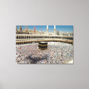 De kloktoren scheert de Hujaj Canvas Afdruk