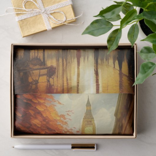 De kloktoren tissuepapier (Geschenk)