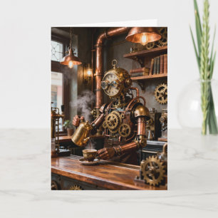 De Klokwerk Barista Bedankkaart