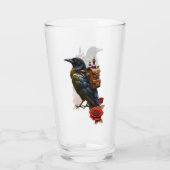 De Klokwerk Levering van de Raaf  Glas (Achterkant)