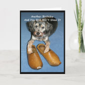 De klomp kent het? De Kaart van de verjaardag met (Voorkant)