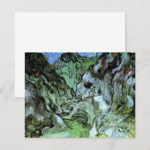 De kloof Les Peiroulets door Vincent van Gogh (Voorkant / Achterkant)