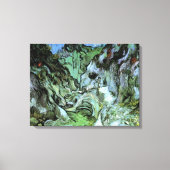 De kloof Les Peiroulets door Vincent van Gogh Canvas Afdruk (Voorkant)