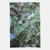 De kloof Les Peiroulets van Vincent van Gogh Theedoek (Verticaal)