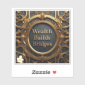 "De kloof overbruggen" Sticker (Vel)