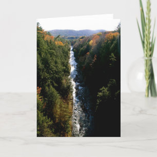 De Kloof van Quechee Kaart