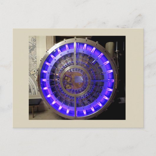 De kluisdeur briefkaart (Voorkant)