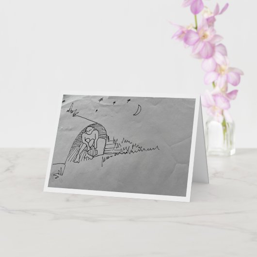 "De kluizenaar" Kaart (Orchidee)