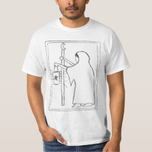 De kluizenaar Tarot Kaart schets T-shirt
