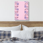 De kluwen van de ziel: moderne expressionistische  canvas afdruk (Insitu (Slaapkamer))