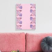 De kluwen van de ziel: moderne expressionistische  canvas afdruk (Insitu (Woonkamer))