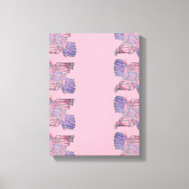 De kluwen van de ziel: moderne expressionistische  canvas afdruk