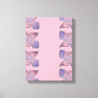 De kluwen van de ziel: moderne expressionistische  canvas afdruk