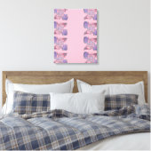 De kluwen van de ziel: moderne expressionistische canvas afdruk (Insitu (Slaapkamer))
