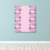 De kluwen van de ziel: moderne expressionistische canvas afdruk (Insitu (Houten vloer))