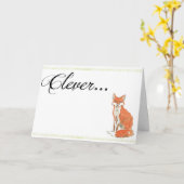 De knappe Kaart van de Afstuderen van de Vos (Gele Bloem)