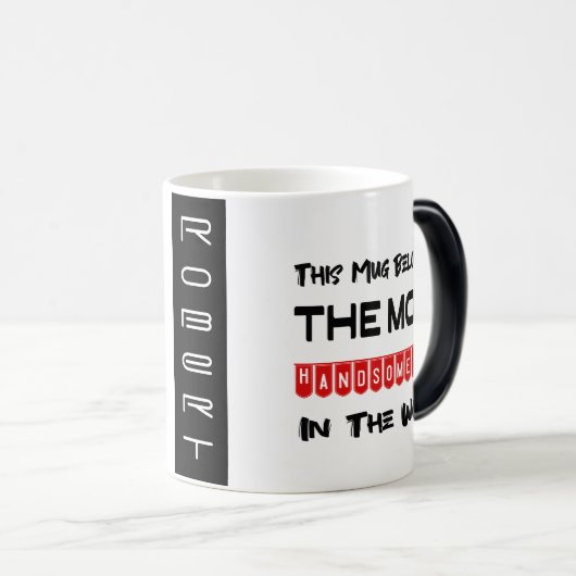 De knappe Man Magische Mok (Voorkant rechts)