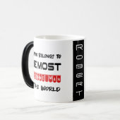 De knappe Man Magische Mok (Voorkant links)